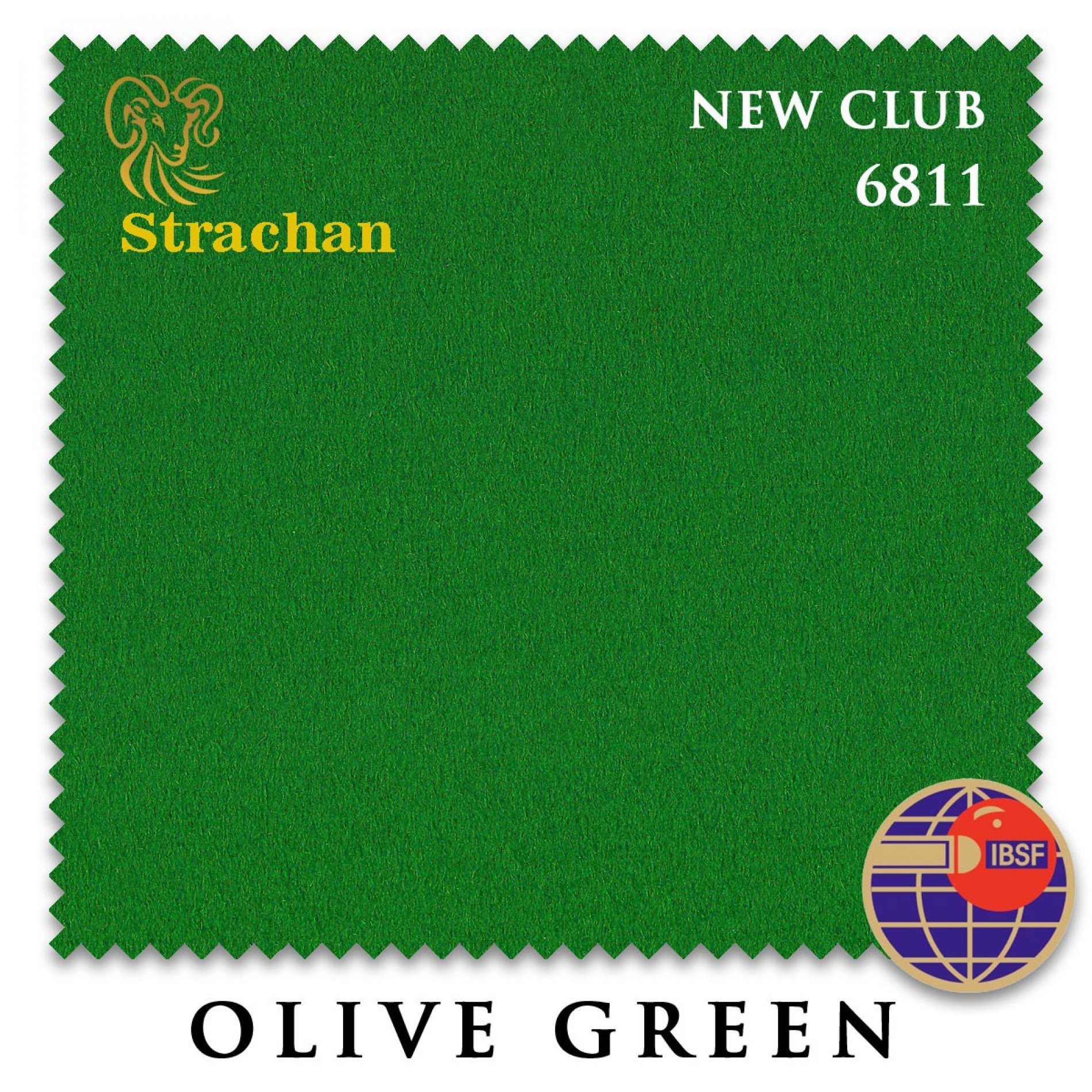 STRACHAN SNOOKER 6811 NEW CLUB 196СМ OLIVE GREEN