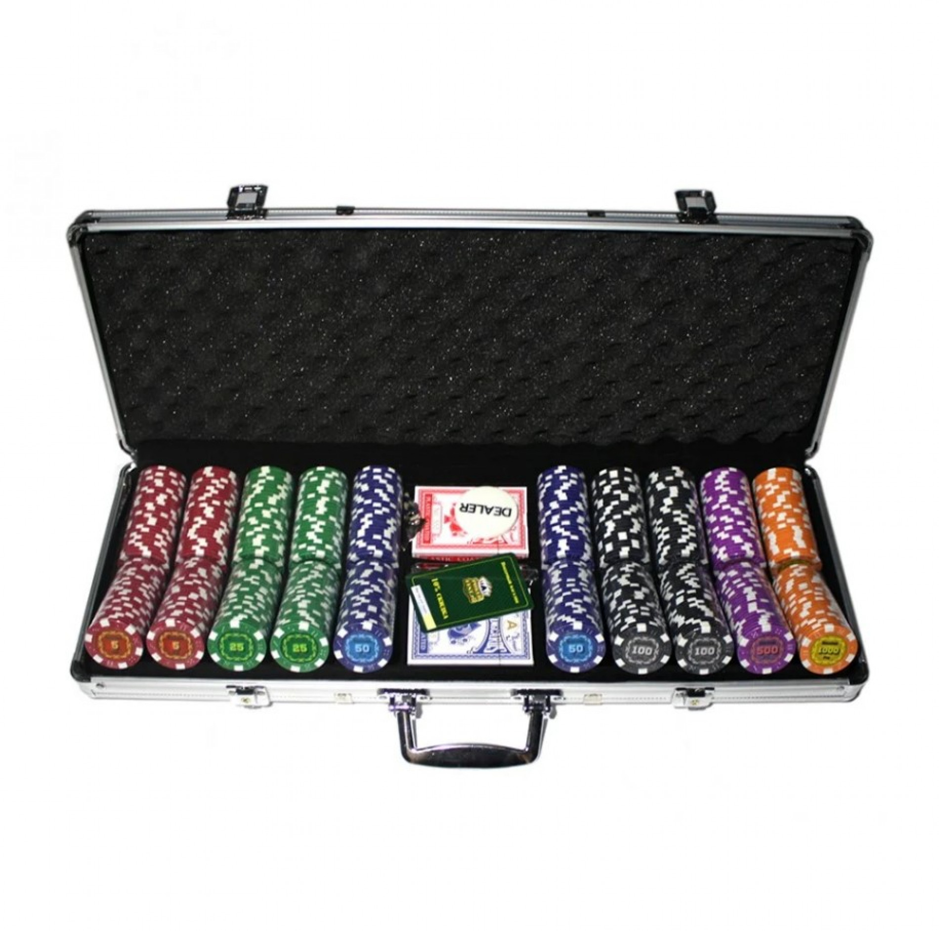 Профессиональный набор для игры в покер STARS 500 Ultra на 500 фишек