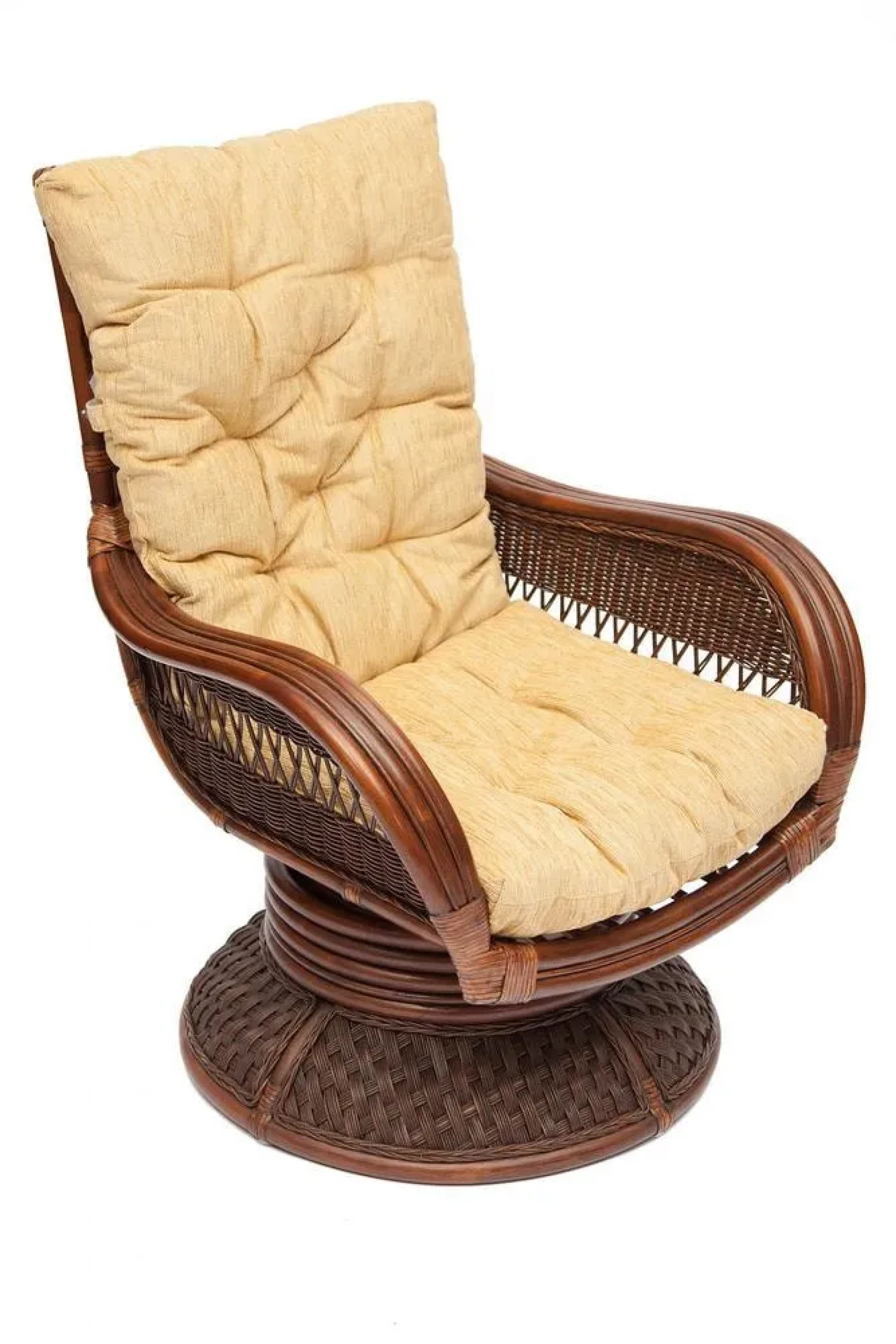 Кресло-качалка "ANDREA Relax Medium" /с подушкой/ Pecan